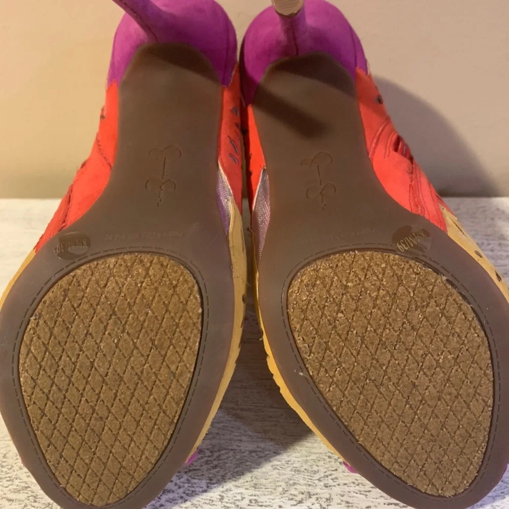 💙🩷NWOB Jessica Simpson Bliths Floral & Mesh Booties🩷💙 - Picture 8 of 11